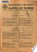 Boletín oficial del estado: Gaceta de Madrid