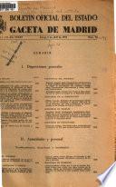 Boletín oficial del estado: Gaceta de Madrid
