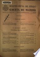 Boletín oficial del estado: Gaceta de Madrid