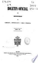Boletín oficial del Ministerio de Comercio, Instrucción y Obras Públicas