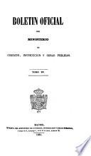 Boletín oficial del Ministerio de Comercio, Instrucción y Obras Públicas