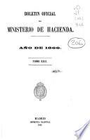 Boletín oficial del Ministerio de Hacienda