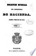 Boletín oficial del Ministerio de Hacienda