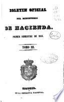 Boletín oficial del Ministerio de Hacienda