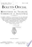 Boletin oficial del Ministerio de trabajo, comercio e industria