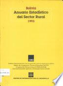 Bolivia Anuario Estadistico del Sector Rural 1993