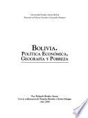 Bolivia-- política económica, geografía y pobreza
