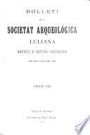 Bolletí de la Societat Arqueológica Luliana