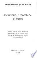 Bolshevismo y democracia en México