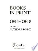 Books In Print 2004-2005