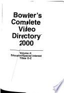 Bowker's Complete Video Directory