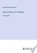 Boys and Girls from Thackeray
