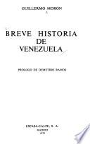 Breve historia de Venezuela