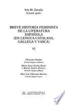 Breve historia feminista de la literatura española (en lengua castellana): without special title