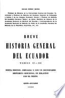 Breve historia general del Ecuador