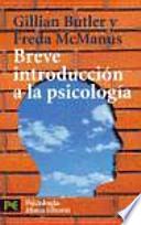 Libro Breve introducción a la psicología