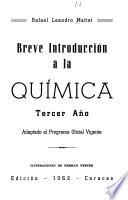 Breve introducción a la química, tercer año