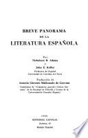 Breve panorama de la literatura española