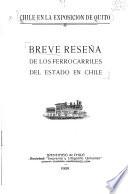 Breve reseña de los ferrocarriles del estado en Chile
