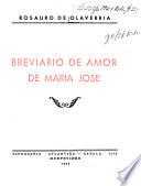 Breviario de amor de María José