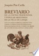 Breviario de la cocina tradicional y popular aragonesa de la villa de Lanaja