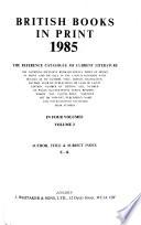 British Books in Print