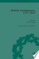 British Freemasonry, 1717-1813