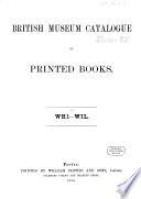 British Museum Catalogue of printed Books