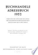 Buchhandelsadressbuch