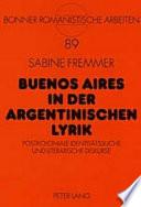 Buenos Aires in der argentinischen Lyrik