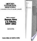 Buenos Aires y la aduana, 1809-1862