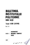 Buletinul Institutului Politehnic din Iași