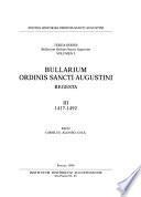 Bullarium Ordinis Sancti Augustini: 1417-1492