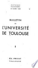 Bulletin de l'Université et de l'Académie de Toulouse