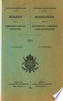 Bulletin de la Commission royale d'histoire