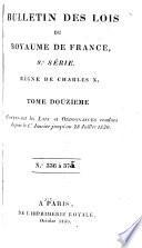 Bulletin des lois de la République française