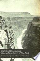 Bulletin of the American Geographical Society of New York