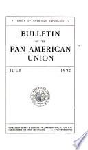 Bulletin of the Pan American Union