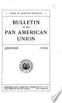 Bulletin of the Pan American Union