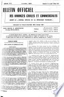 Bulletin officiel des annonces civiles et commerciales