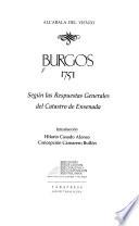 Burgos, 1751