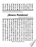 ¡Busca Palabras! Rompecabezas de Sopa de Letras Volumen II: Verbos Españoles de AR, ER e IR y Vosotros