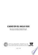 Cádiz en el siglo XIII