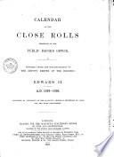 Calendar of the Close Rolls Preserved in the Public Record Office: 1313-1318