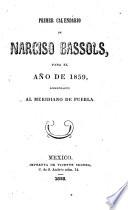 Calendario de Narciso Bassols, para el ano de ...