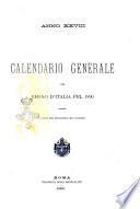 Calendario generale del Regno d'Italia