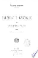Calendario generale del Regno d'Italia