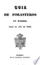 Calendario manual y guía de forasteros en Madrid