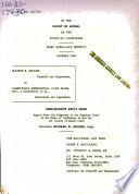 California. Court of Appeal (1st Appellate District). Records and Briefs