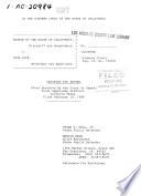 California. Court of Appeal (1st Appellate District). Records and Briefs